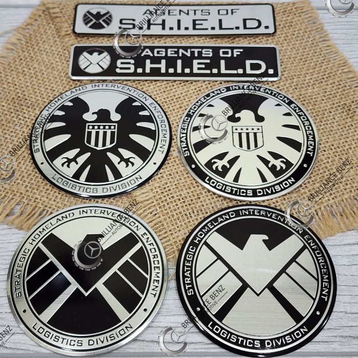 Jual EMBLEM 3D ALUMUNIUM S.H.I.E.L.D MARVEL AGENTS OF SHIELD STICKER ...