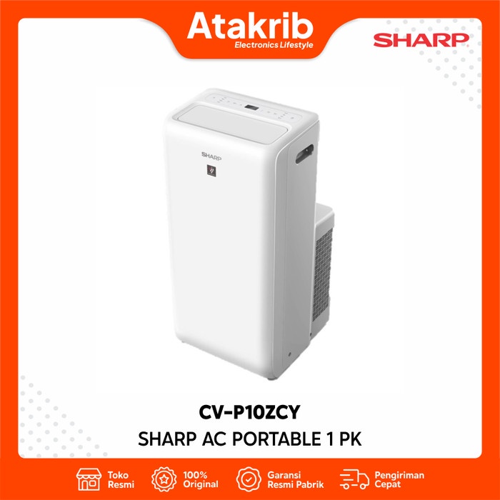 Jual SHARP AC PORTABLE 1 PK CV-P10ZCY With Plasmacluster | Shopee Indonesia