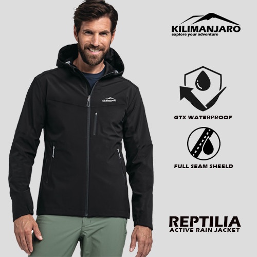Jual [New] Jaket Kilimanjaro Reptilia 3 Layer Waterproof Rain Jacket