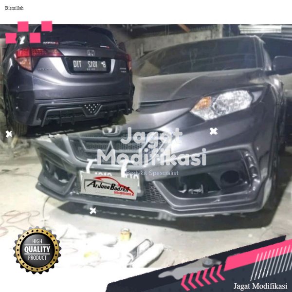 Jual Paket Modif Bodykit Hrv Type R Ongkir Termurah Bemper Body Kit