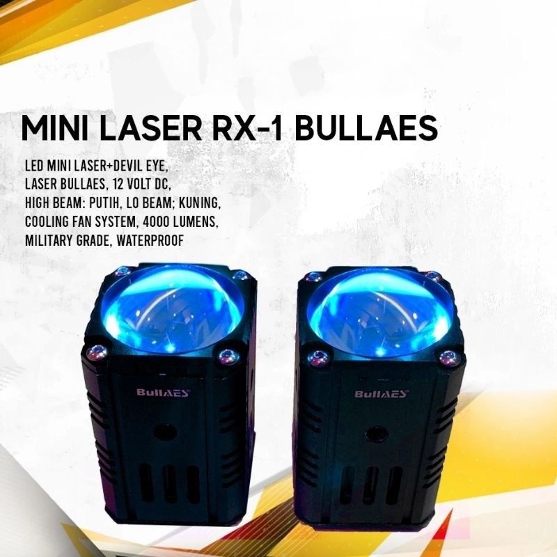 Jual Lampu Tembak Laser Aes Rx Mini Laser Rx Watt Merk Bullaes