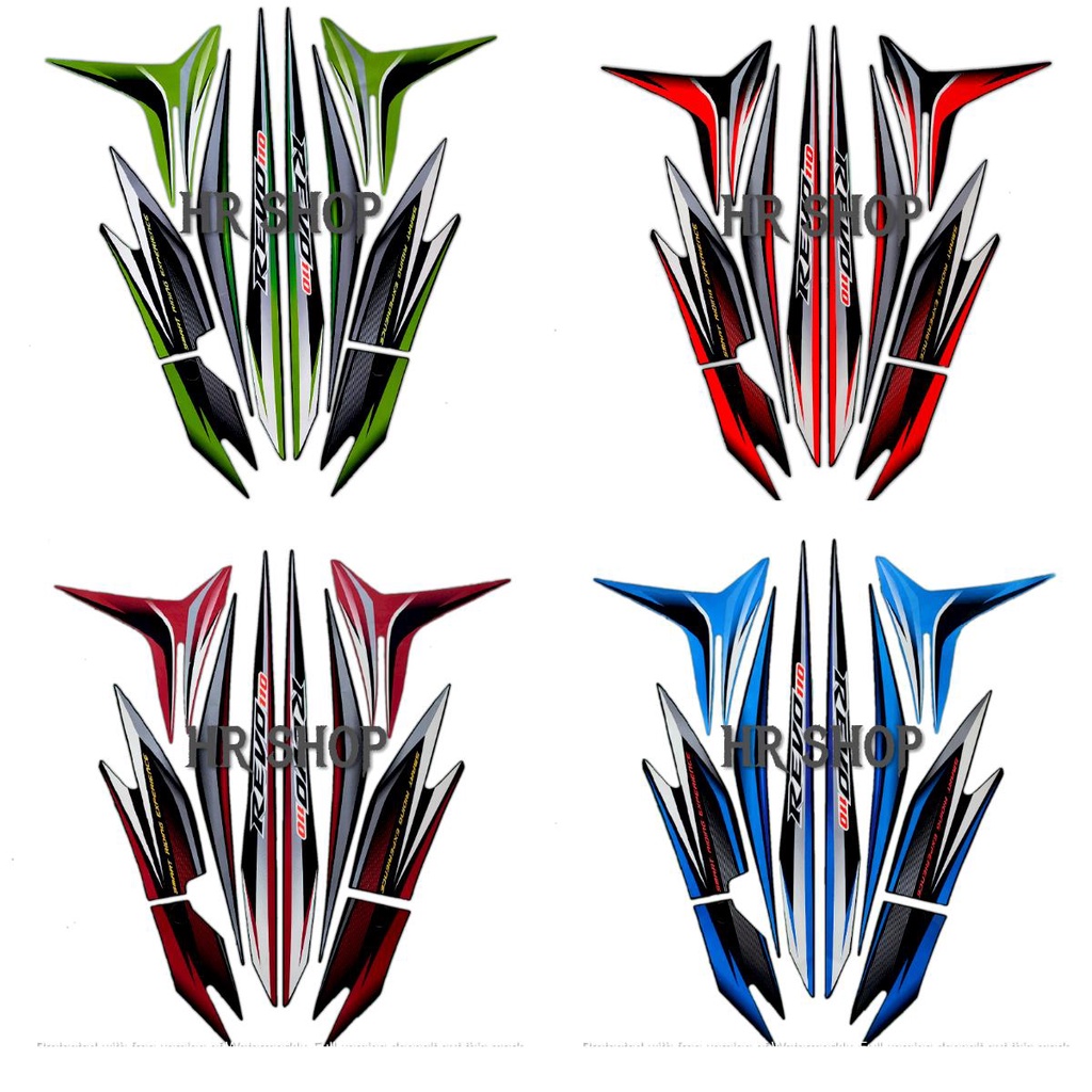 Jual Stiker Striping Motor Honda Revo Std Revo Absolute