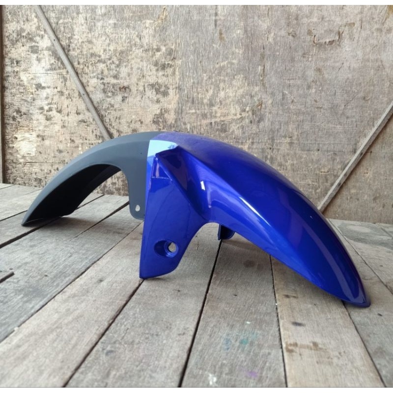 Jual [COD] Slebor spakbor depan yamaha R15 warna biru | Shopee Indonesia