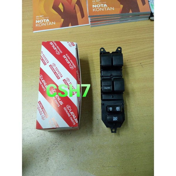 Jual master switch saklar power window toyota yaris/vios/altis/camry