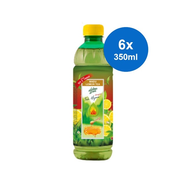Jual Adem Sari Ching Ku Madu Lemon Tea Botol 350ml x 6 | Shopee Indonesia