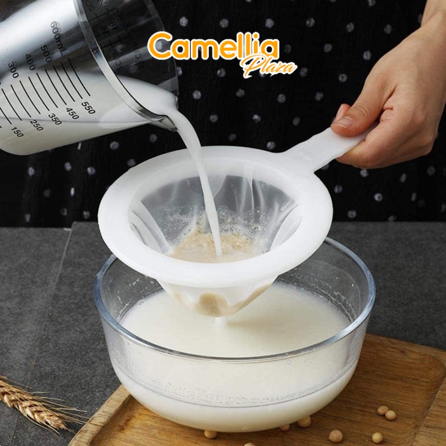 Jual Saringan Kain Susu Kedelai Bahan Nilon Halus Kopi Jus Jamu Mesh ...