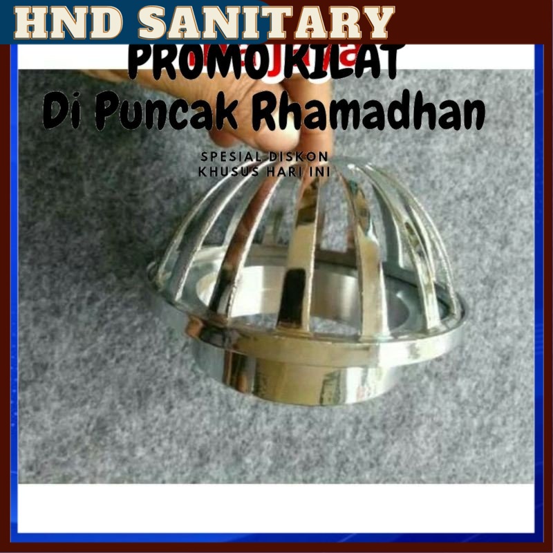 Jual HNDsanitary Roof Rof Drain Dak Atap Saringan Talang 3 Inc & 4 Inch ...