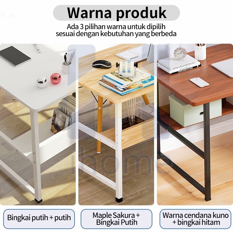 Jual Meja Belajar/ 120cmMeja kantor Meja komputer Meja Kamar Tidur ...