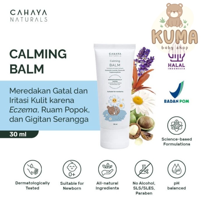 Jual Cahaya Natural Calming Balm (Eczema & Rash Cream) 30 ml / 60 ml ...
