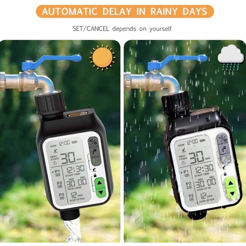 Jual Automatic Water Timer Digital Irigasi Lectronic Sprinkler Hose