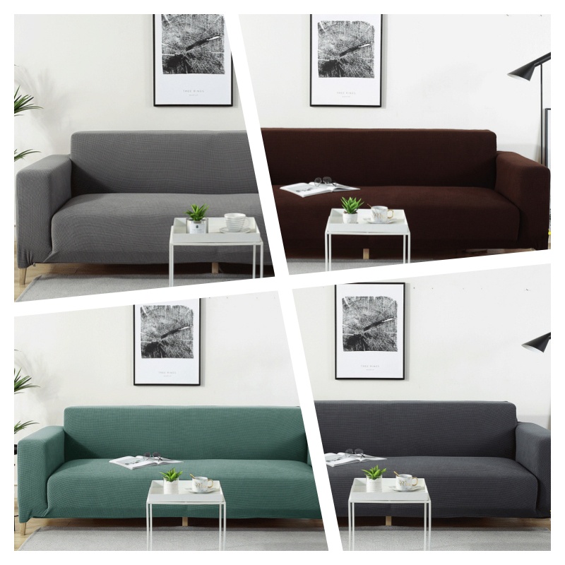 Jual Cover Sofa Elastis / Cover Sofa Gaya Sederhana / Penutup Sofa ...