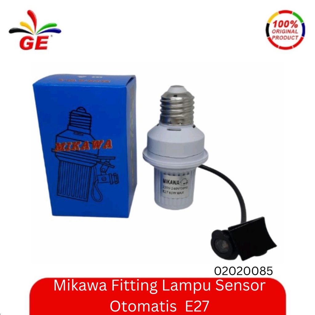 Jual Mikawa Fitting Lampu Sensor Otomatis E Shopee Indonesia