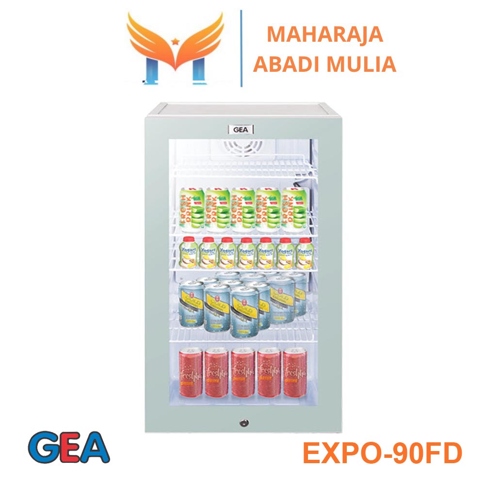 Jual Kulkas Mini Minuman 1 Pintu Gea Expo-90fd Display Cooler Kapsitas ...