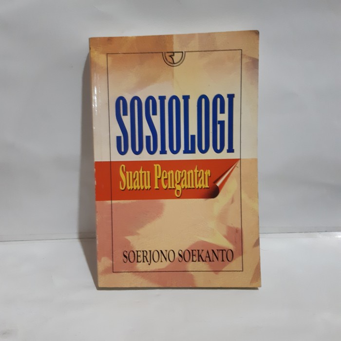 Jual SOSIOLOGI SUATU PENGANTAR BY SOERJONO SOEKANTO #OXL | Shopee Indonesia
