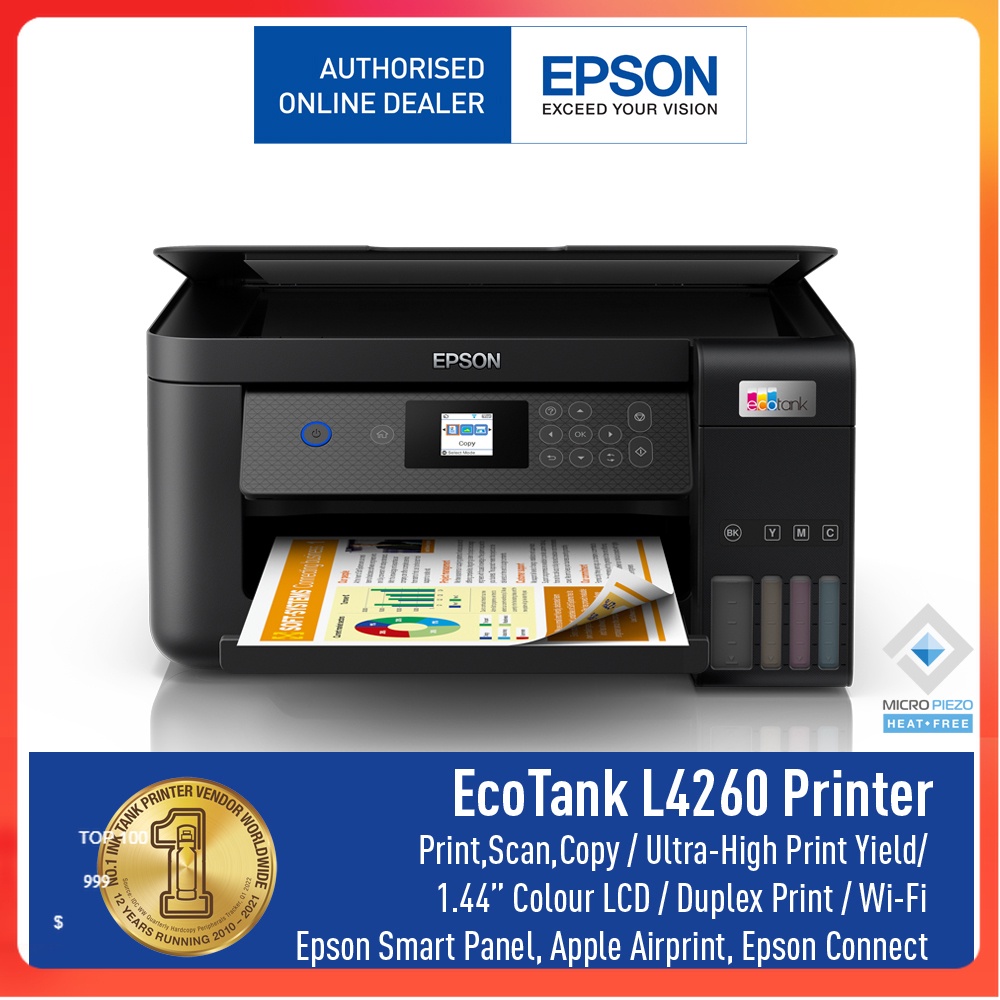 Jual Printer Epson L4260 L-4260 L 4260 Pengganti L4160 Wi-Fi All-in-One ...