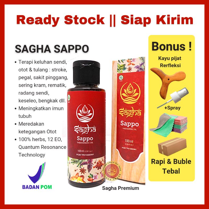 Jual Sagha Oil Sappo Minyak Sagha Premium Terapi Sagha Dewasa Bonus