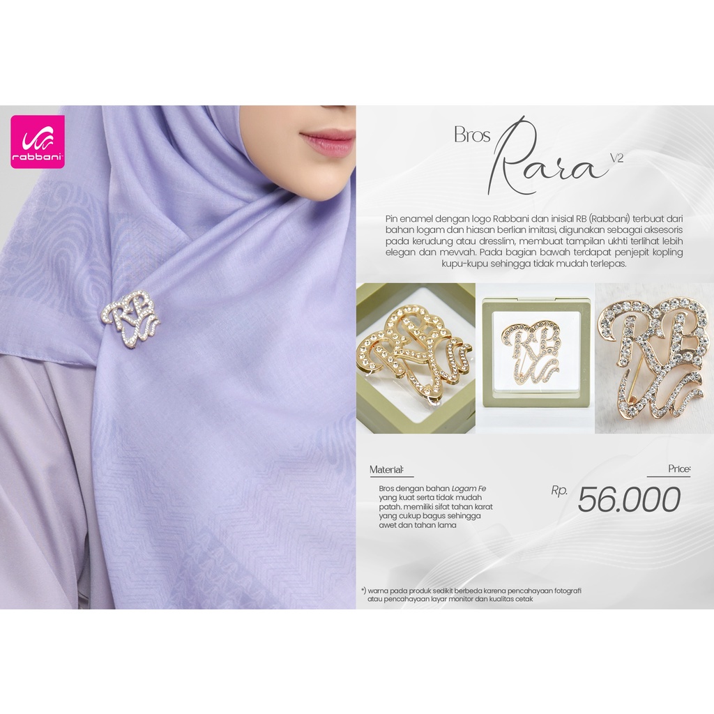 Jual Bros Rabbani Ori warna Emas Zircon Elegan Cantik Anti yg Bagus ...