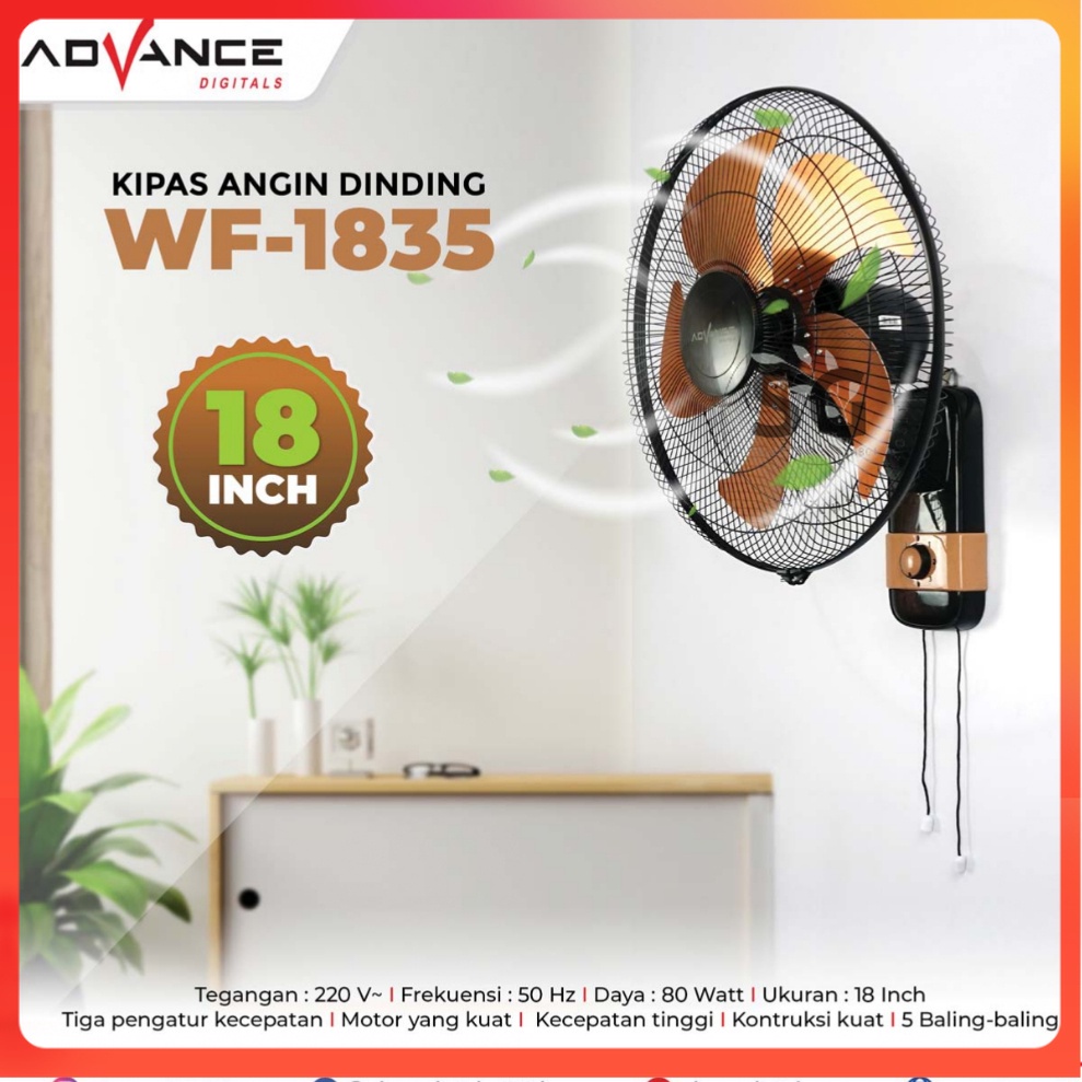  Foto zu Jual Advance Kipas Angin Dinding 18 Inch WF-1835 18 Inch WF 1835 Baling 