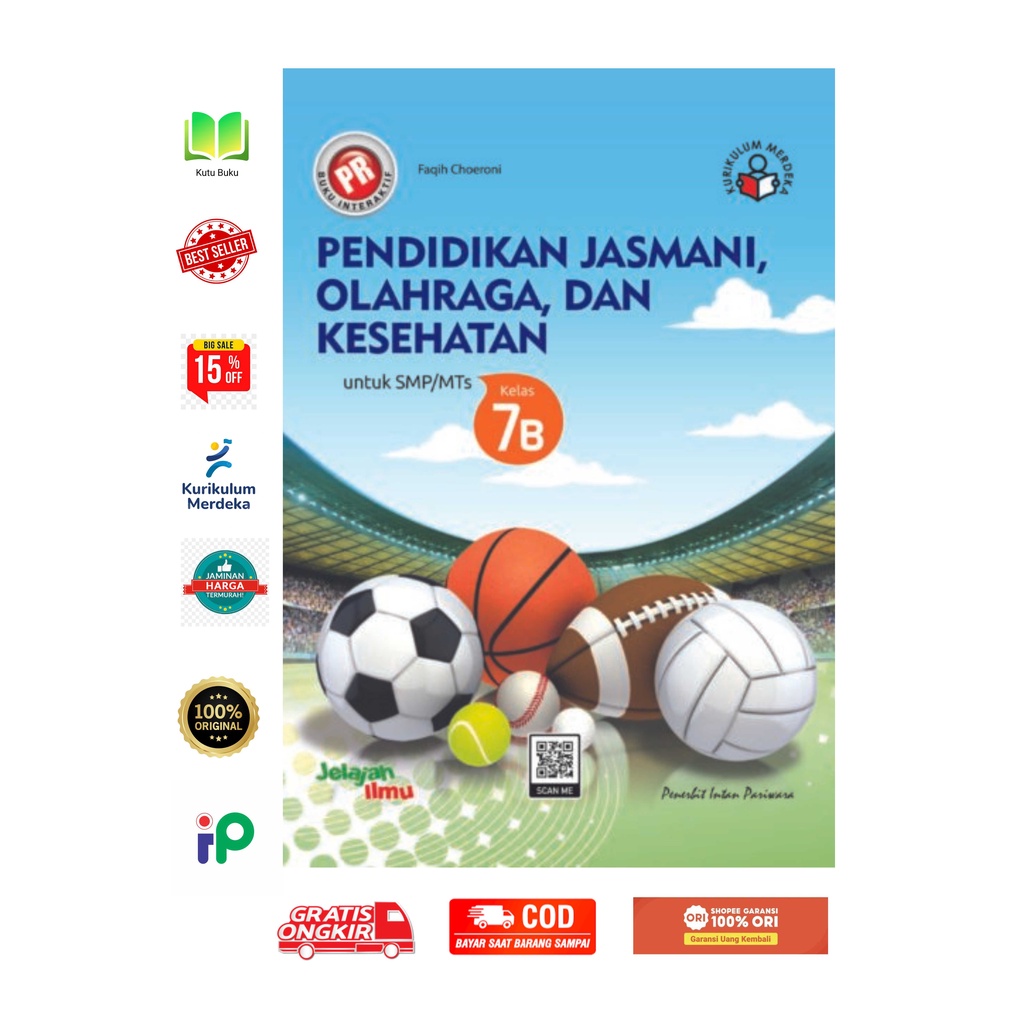 Jual Buku Pr Lks Interaktif Pjok Smp Kelas 7 Semester 2 Kurikulum Merdeka Tahun 2024 Terbaru