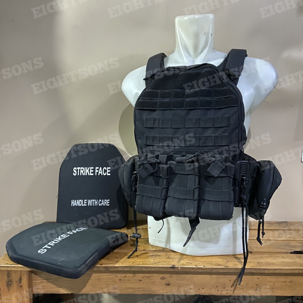 Jual 1 Set Rompi Anti peluru Rompi Polisi Bodyvest Polisi BRIMOB Satuan ...