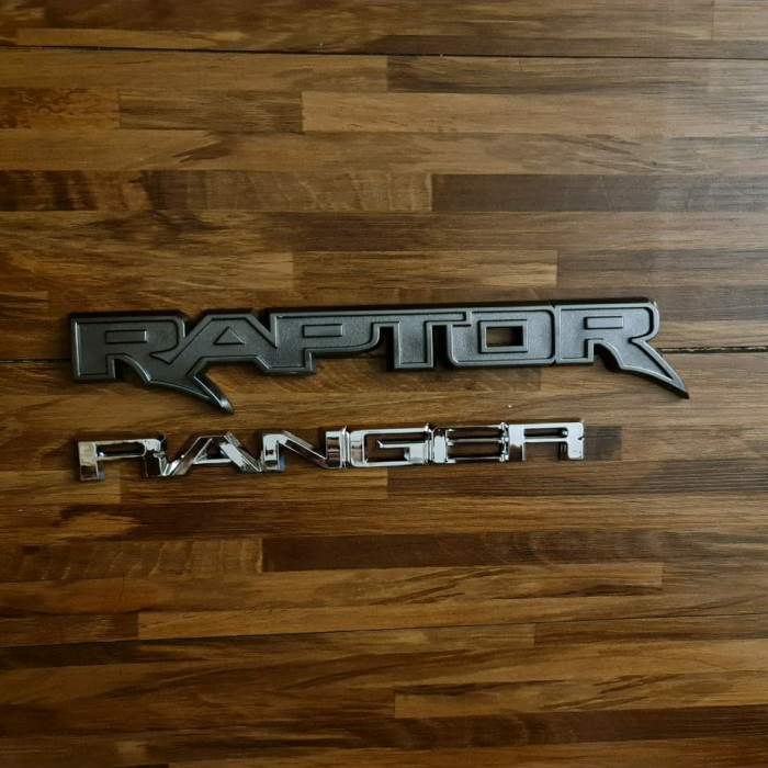 Jual Logo Raptor dan Ranger Huruf timbul Kwalitas original | Shopee ...