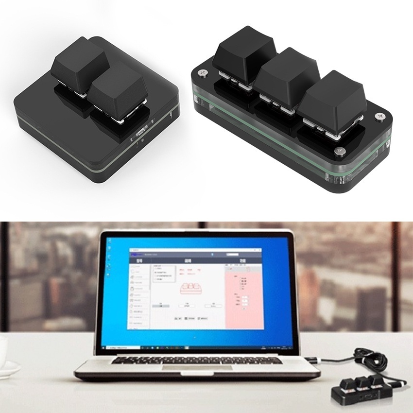 Jual Copy and Paste USB Mini 2/3 key Mechanical Keyboard MX Switch KB ...