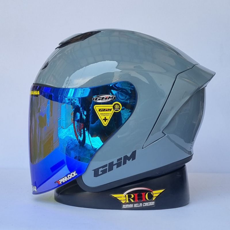 Jual Helm Ghm Kenzo New Visor Iridium Half Face Dewasa Sni Cod Helm