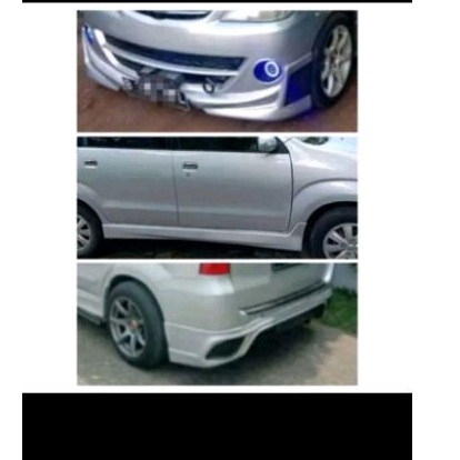 Jual Termurah Full Set Bodykit Toyota Avanza Old Model Type S Bodykit Avanza Old Type S Sanny