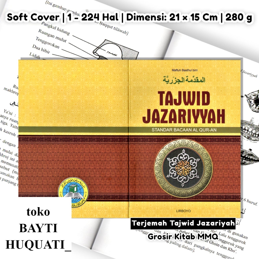 Jual Buku Terjemah Tajwid Jazariyah,Lirboyo Paling Lengkap | Shopee ...