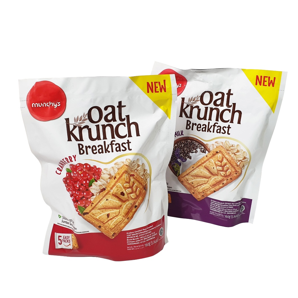 Jual Munchy's Oat Krunch Breakfast - Netto 32 gr. | Shopee Indonesia