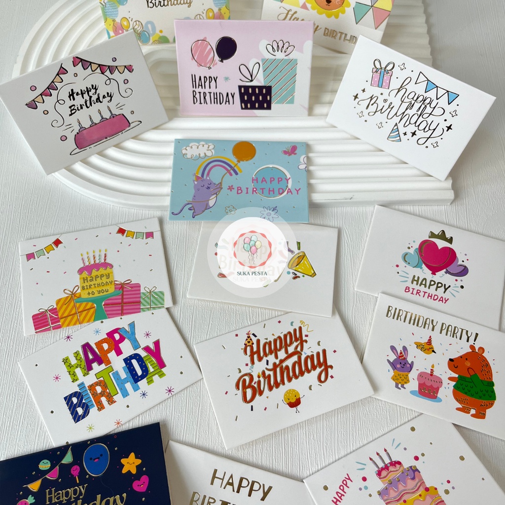 Jual Kartu Ucapan Selamat Ulang Tahun / Greeting Card Ulang Tahun