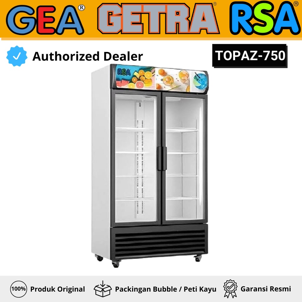 Jual Showcase Rsa Topaz 750 Topaz-750 Kulkas Anti Bunga Es Pendingin ...