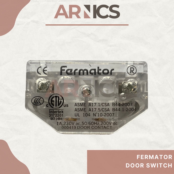 Jual Fermator Door Switch / Elevator Door Switch / Spare Part Lift ...