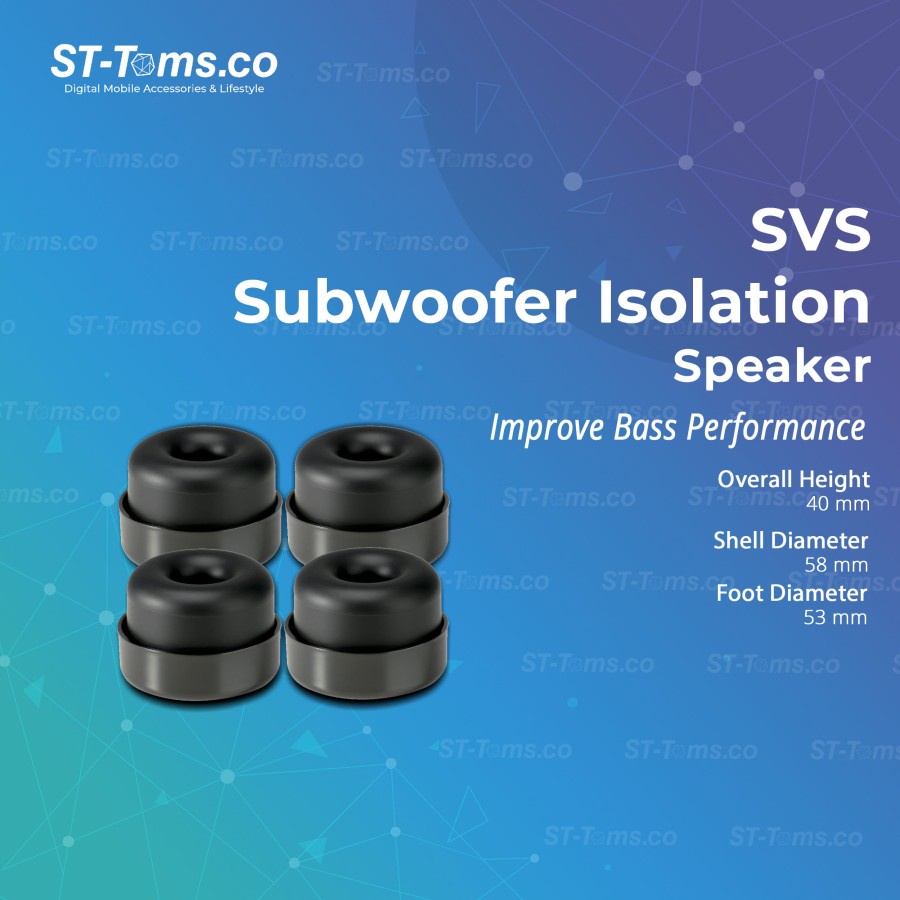 Jual SVS SoundPath Subwoofer Isolation System 4Pack | Shopee Indonesia