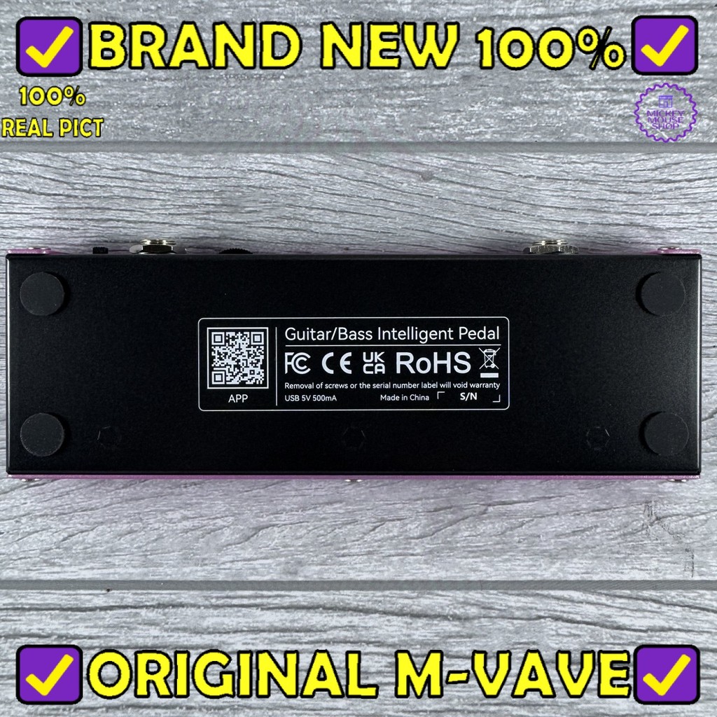 Jual Efek Gitar M-VAVE TANK-MINI Multi Effects Intelligent Processor ...
