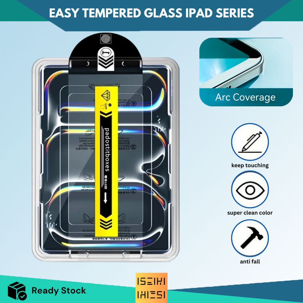 Jual Easy To Install Tempered Glass Anti gores Kuat Mudah di Pasang
