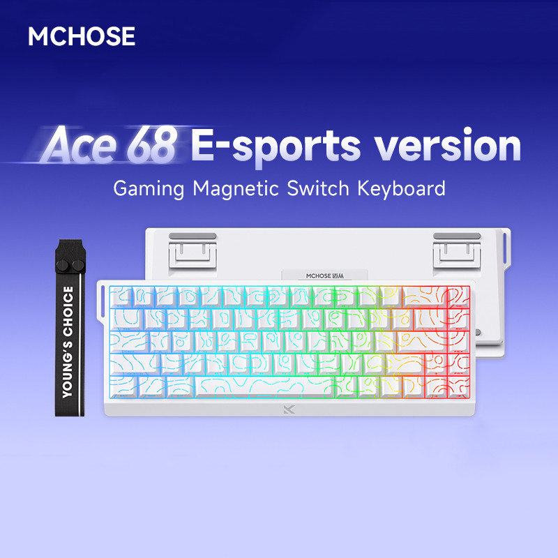 Jual MCHOSE Ace68 RGB 8K Mechanical Keyboard ,Magnetic Switch,0.01mm RT ...