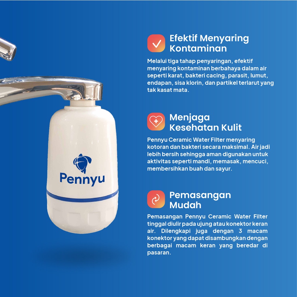 Jual FZ54RA PENNYU Filter Air Keramik Water Filter Shopee Indonesia