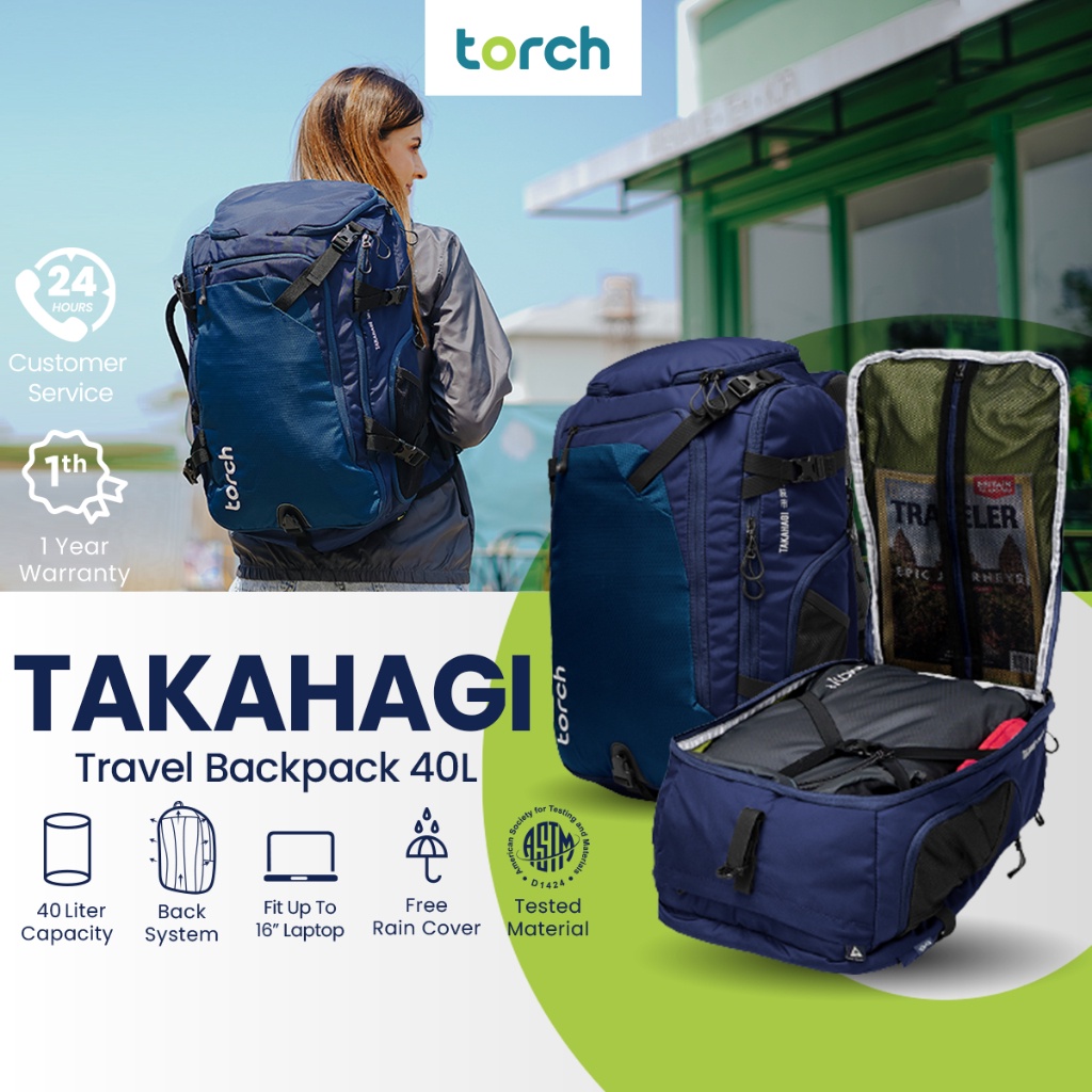 Jual TORCH Takahagi Tas Ransel Travelling Punggung Kerja Laptop Pria