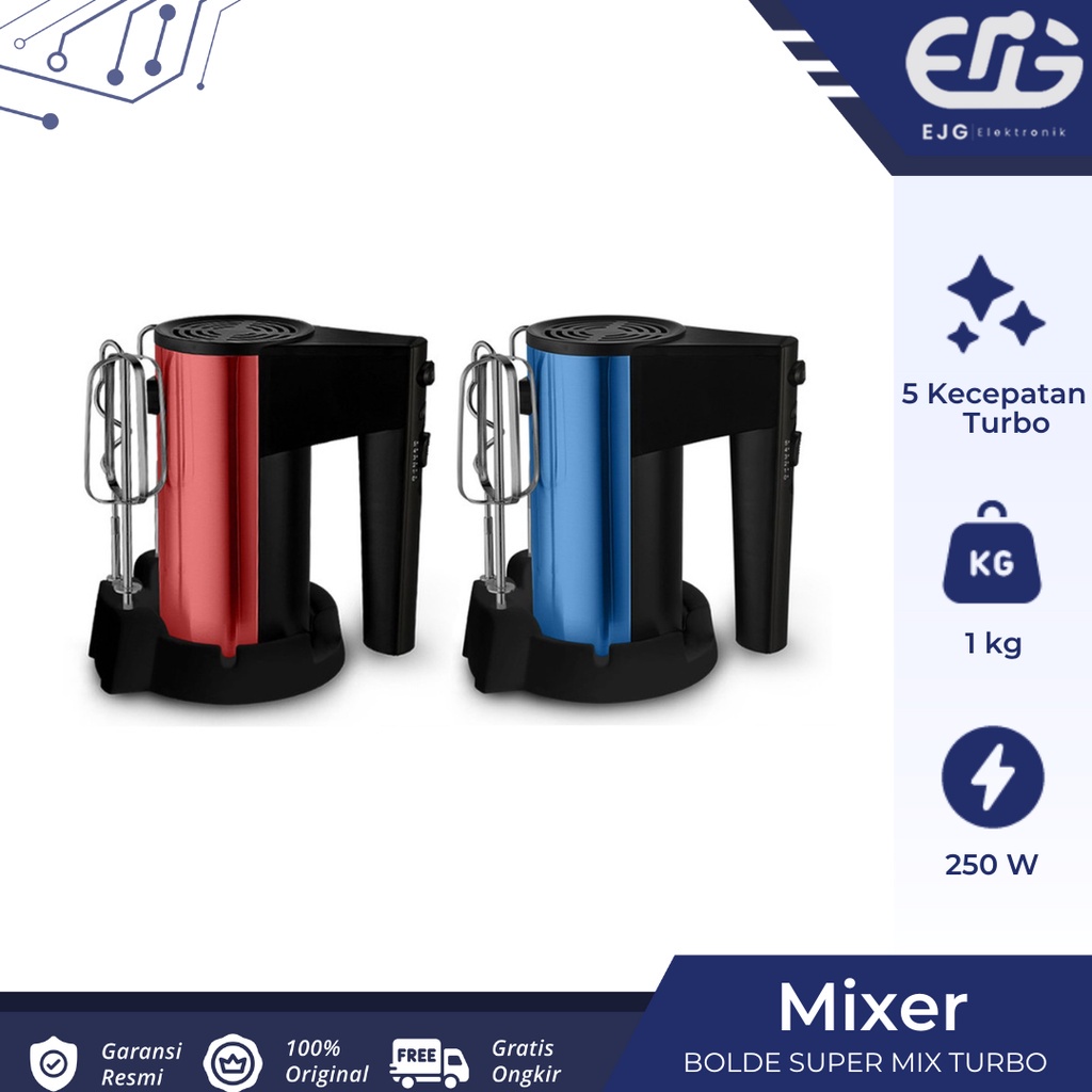 Jual Hand Mixer BOLDe Turbo Hand Mixer Super Mix Turbo Mixer Tangan