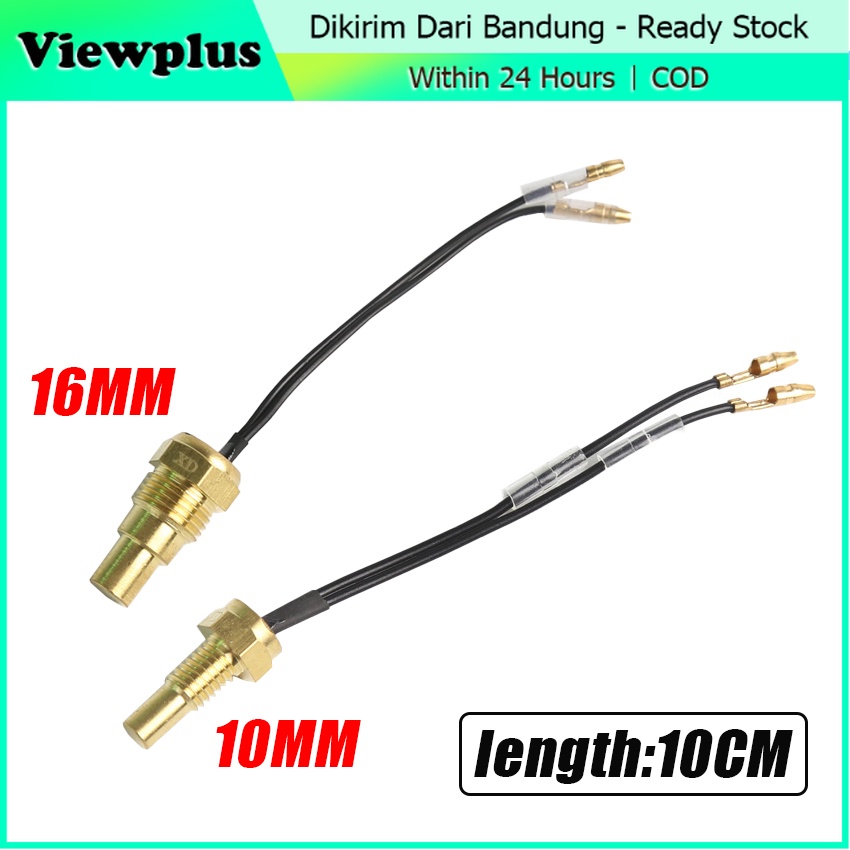 Jual 10/16MM Sensor Switch Temperatur Indikator Suhu Air Fan Kipas ...