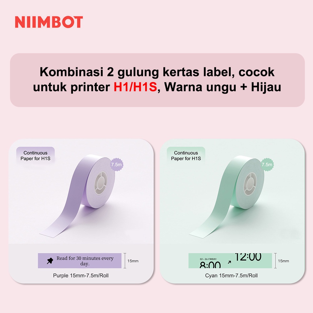 Jual Niimbot H1s Printer Label Bluetooth Portabel Printer Label Mini Untuk Penggunaan Rumahan 5867