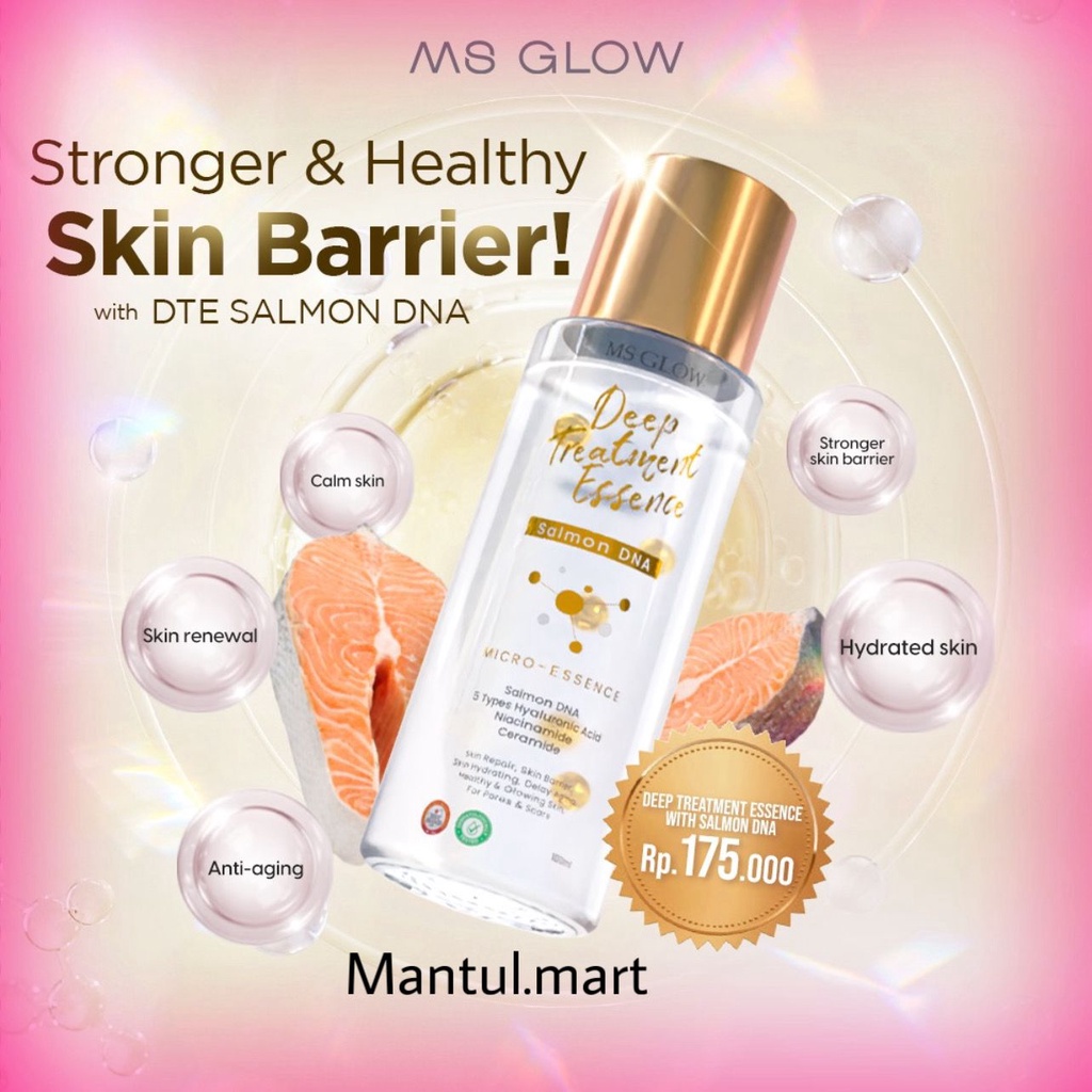 Jual Mantul Mart Deep Treatment Essence Salmon Dna Ms Glow Dte