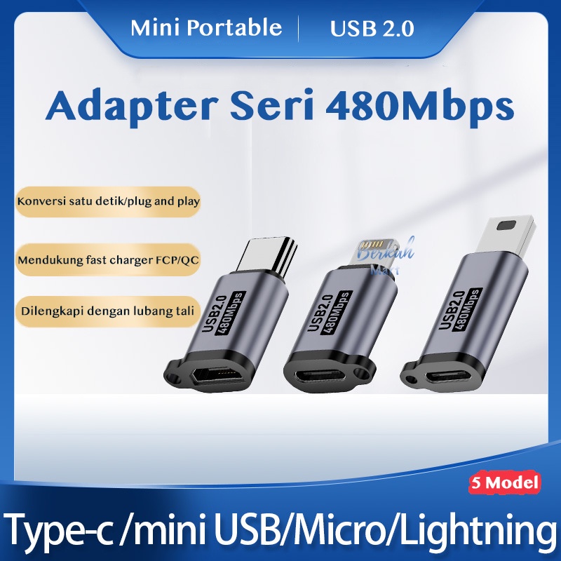 Jual Adaptor Seri 480Mbps Type C / Mini USB / Micro / Lightning ...