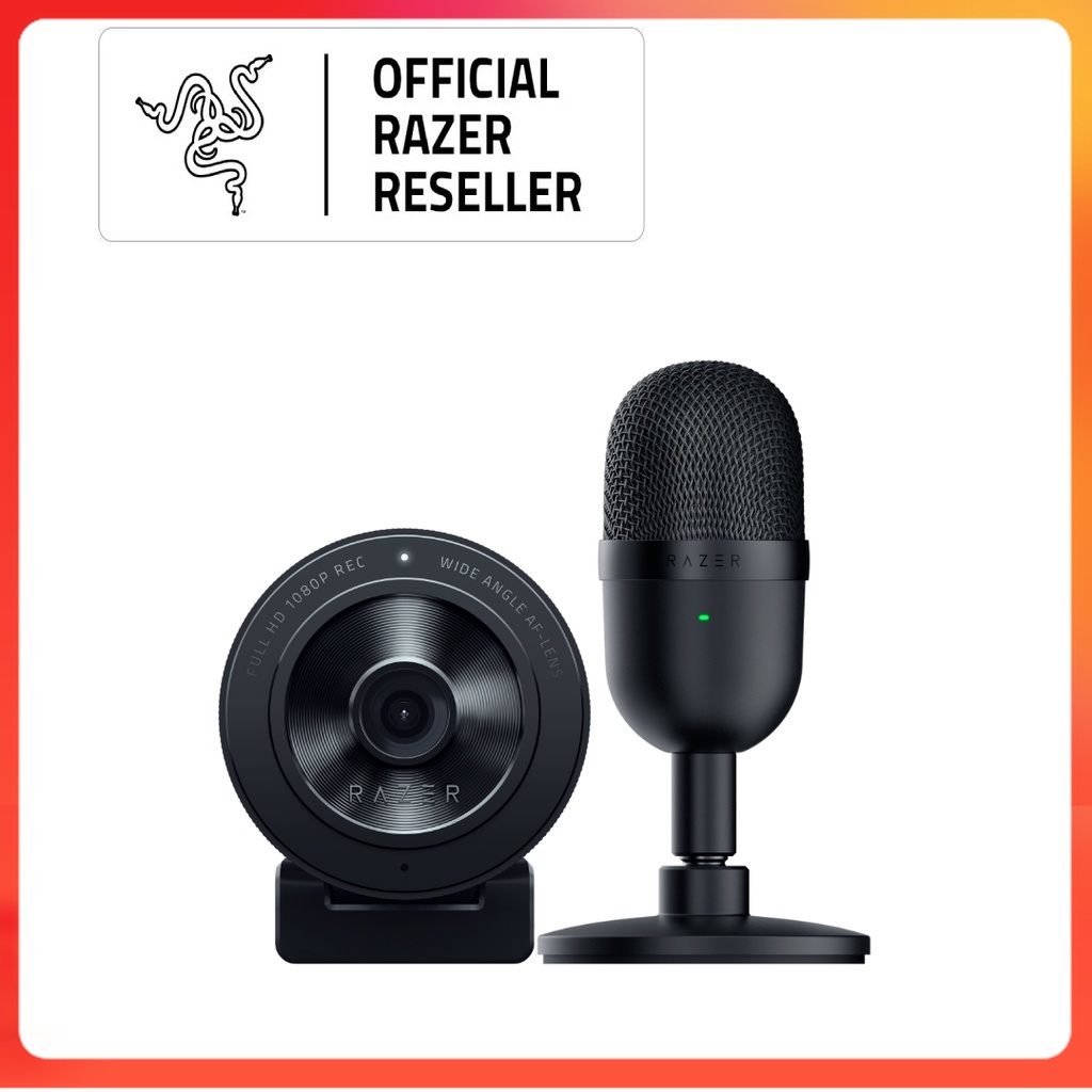 Jual Razer Kiyo Pro + Razer Seiren Mini Black Bundle | Shopee Indonesia