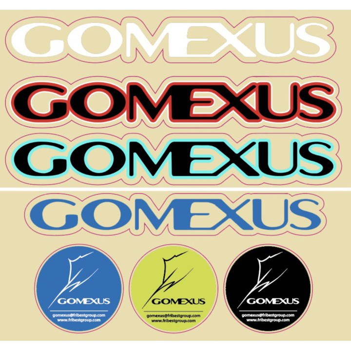 EXTRA BONUS | Gomexus Sticker Decorate Your Fishing Rod Or Reel Handle KONB  Stand Right Now | Stiker Logo Gomexus