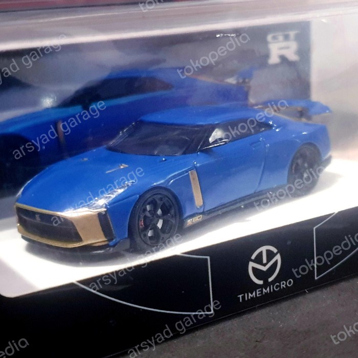 Jual Diecast Time Micro Nissan GTR R50 Blue Segel LP27 | Shopee Indonesia