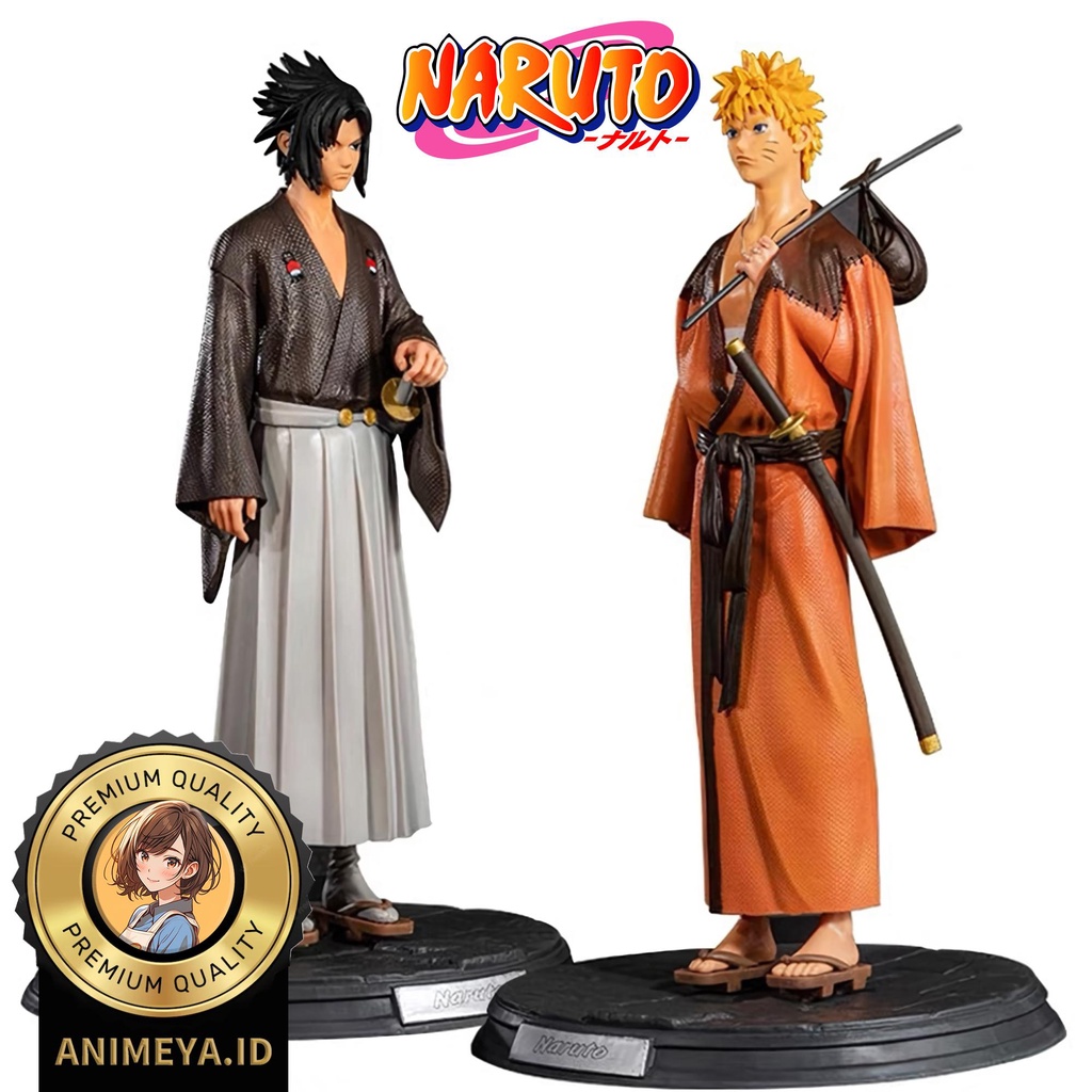 Jual ACTION FIGURE NARUTO SASUKE KIMONO SAMURAI KOLEKSI PATUNG ANIME