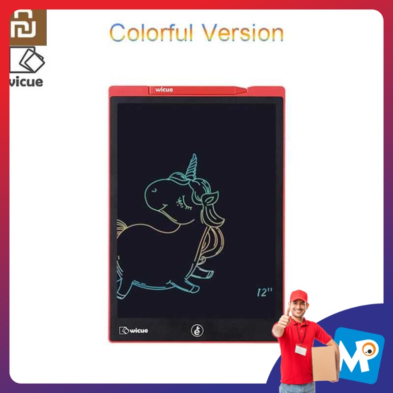 Jual Wicue Papan Gambar LCD Digital Pen Tablet 12 Inch Colorful Version WNB412 Shopee Indonesia