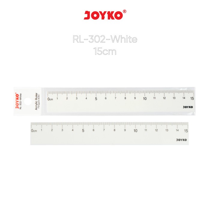 Jual Acrylic Ruler Penggaris Akrilik Joyko RL-302 | Shopee Indonesia